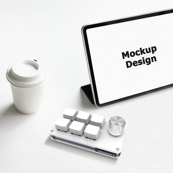 onlyliua Liquidación Teclado Pequeño Personalizado Teclado Pequeño Personalizado Copiar y Pegar Juego de Juegos Mini Teclado Mecánico