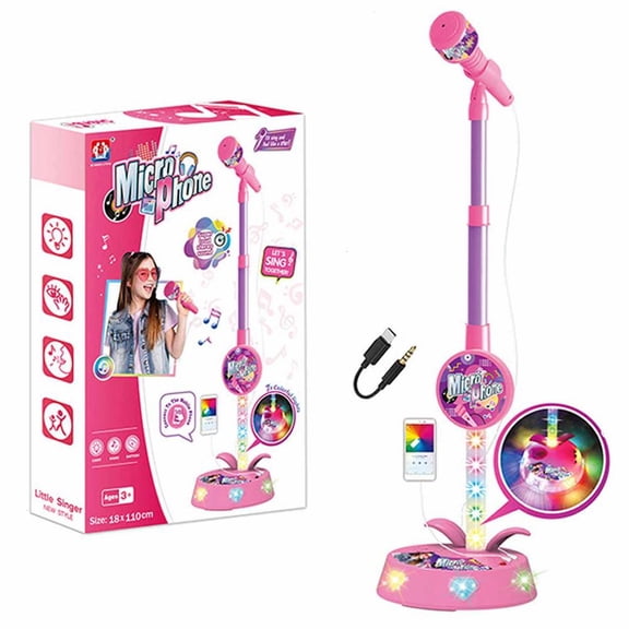 Kids Karaoke Standing Machine, Rechargeable Karaoke Machine Toys