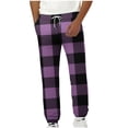 thumbnail image 2 of Pantalones largos para hombre, estampados, moda casual, con bolsillos, cintura elástica, pantalones largos, pantalones deportivos, pantalones de poliéster para hombre., 2 of 5