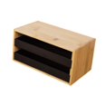 thumbnail image 2 of Organizador de maquillaje Soledad con cajón contenedor de almacenamiento de cosméticos Negro, 2 of 10