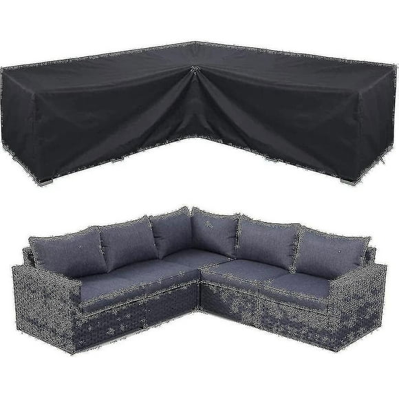 Sun Lounger Cover Waterproof Garden Sunbed Cover Patio Furniture Lounge Chair Protector-260*192*82cm