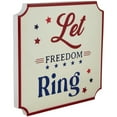 thumbnail image 4 of Northlight Let Freedom Ring Americana Metal Wall Sign - 11.75", 4 of 7