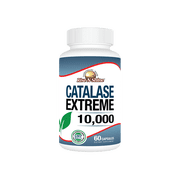 Rise-N-Shine Catalase Extreme Healthy Aging, Cellular Health, Antioxidant Support with Saw Palmetto Biotin 60 Count