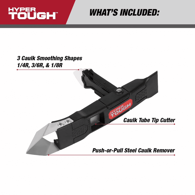 Hyper Tough 6-in-1 Caulking and Caulk Removal Tool photo 4