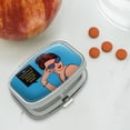 thumbnail image 2 of My Super Power is Punching People with My Mind Funny Humor Rectangle Pill Case Trinket Gift Box, 2 of 4