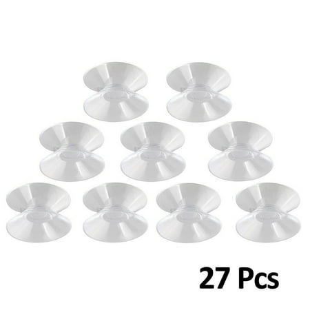 Suction Cups Double Sided 27 Pcs Glass Suction Cups Sucker Pads 23 x 12mm by Juniper's