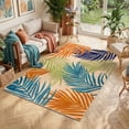 thumbnail image 2 of Findosom 5'x7' Jute Area Rug for Living Room,Palm Leaves Washable Area Rug,Neutral Waterproof Indoor Outdoor Rug Non-Slip Floor Carpet for Patio,Living Room,Balcony,Dining Room,Colorful, 2 of 7