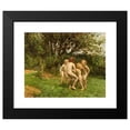thumbnail image 2 of Julius Paulsen 14x12 Black Modern Framed Museum Art Print Titled - Round Dance in Grasted (1909), 2 of 5