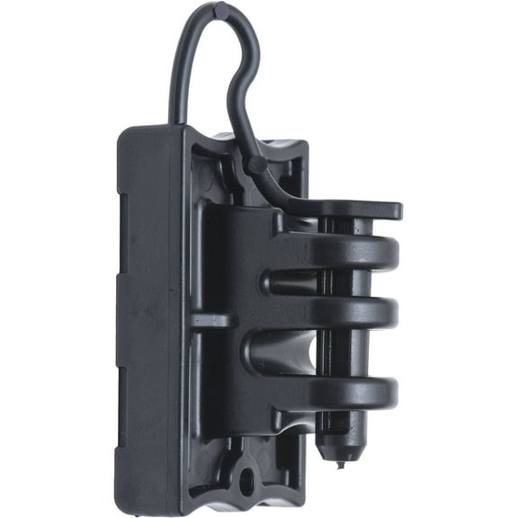 Zareba Black Pin-Lock Wood and T-Post Insulator - 25 pack