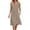 Khaki, variant on Admvng Women's Dress V Neck Sleeveless Casual Stretchy Summer Mid-Length Dress