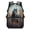 Black Horse Forest Print, variant on Uourmeti Blue Wolf Galaxy 17 Inch Backpack for Kids, Polyester Lightweight Portable School Backpack for Outdoor
