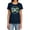 Navy, variant on Batman 80S Bat Logo Women's T Shirt, Navy, Medium