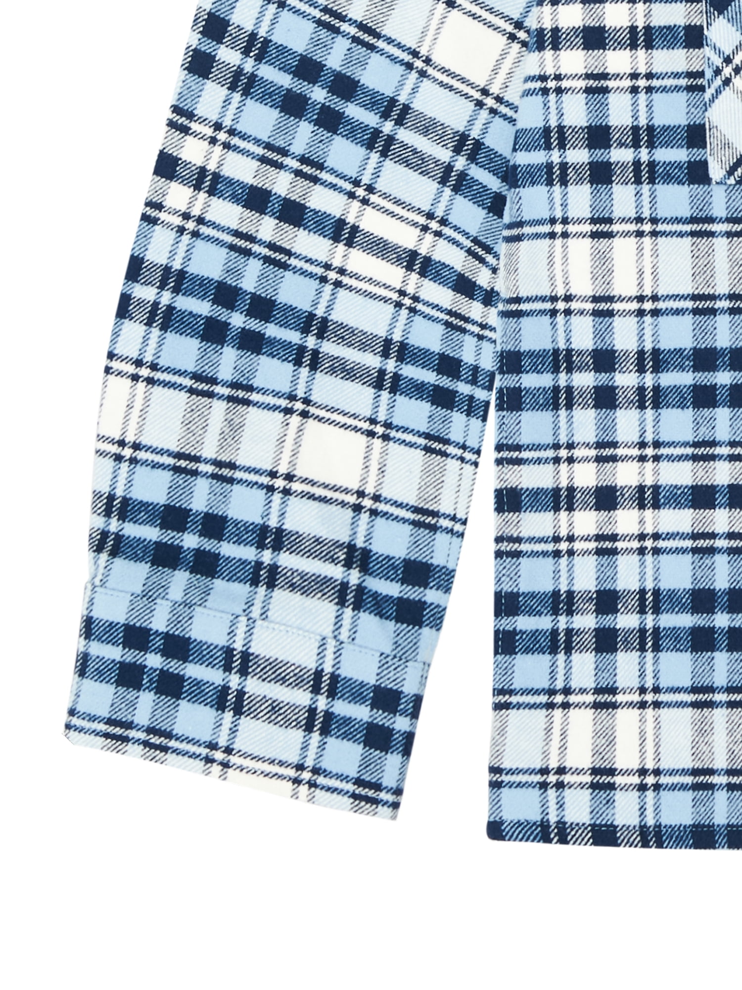 Weekend Academy Boys Flannel Full Zip Shacket, Sizes 4-18