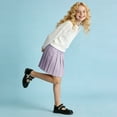 thumbnail image 7 of Avrnliq Girls Mary Jane Shoes Black Patent Faux Leather with Pearl Bow - School Dress Party Shoes for Girls, Comfort Non-Slip, Ages 4-10 Years,Size 5-5.5T, 7 of 7