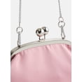 thumbnail image 4 of Free Assembly Women's Satin Clutch Handbag, Dusty Rose, 4 of 5