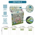 thumbnail image 6 of Easter Table Runner - 72 Inch Long Spring Colorful Easter Eggs Bunny Butterfly Green Cotton and Linen Blended Dress Scarves Farmhouse Table Runner for Kitchen Dining, Coffee Table, 13" x 72", 6 of 8