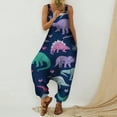 thumbnail image 2 of Moda mujer estilo étnico estampado hombro frío tirantes Cami pantalones mono Fridja  alkflakhf36436, 2 of 3