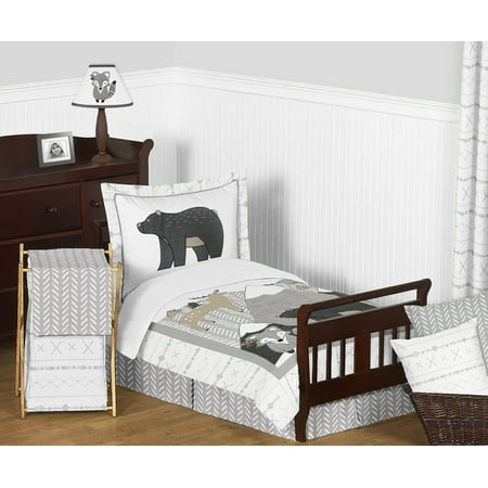 UPC: 0846480068495 | Woodland Friends 5 Piece Toddler Bedding Set by Sweet Jojo Designs