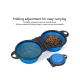 thumbnail image 1 of 2 in 1 dog bowl portable foldable pet double bowl collapsible silicone water bowls for dog outdoor travel puppy food container, 1 of 5