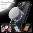 thumbnail image 5 of JETech Case for iPhone 15 Pro Max 6.7-Inch Compatible with MagSafe, Heavy Duty Dual-Layer Rugged Protection, Shockproof Protective Tough Phone Magnetic Cover (Black), 5 of 6