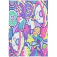 thumbnail image 2 of GZHJMY Donuts Square Tablecloth, Waterproof Stain Wrinkle Resistant Washable Polyester Table Cover for Picnic Dinner Holiday Kitchen Party Decor, 60 x 60 in Home Decor, 2 of 7