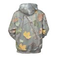 thumbnail image 6 of ZUKMRJPC Womens Pullover Hoodies Casual Long Sleeve Fleece Lined Maple Leaf Print Hooded Sweatshirt with Kangaroo Pocket, 6 of 7
