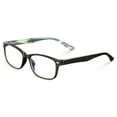 thumbnail image 2 of M+ Readers Adrian Black +2.00 Reading Glasses with Case, 2 of 7
