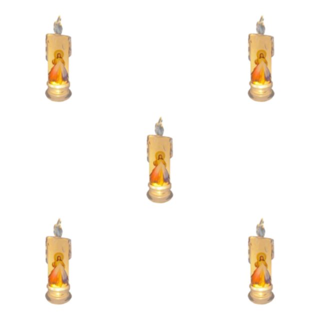 relayinert Christmas Electronic Candle Christmas Atmosphere Light Table Window for Jesus mercy 5Set