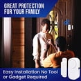 thumbnail image 5 of Perfect Alarm,Personal Security System to Keep You and Your Family Safe,Great for Doors,Medicine Cabinets,Gates,Windows,and More,Easy to Install No Wires or Tools Required (4 Pack), 5 of 6