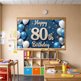 thumbnail image 5 of Colorful Design Happy Birthday Banner Decorative Balloons Party Backdrop for Birthday Party Milestone Celebration Event Decoration, 5 of 7