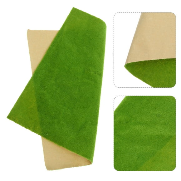 Artificial Grass Mat Faux Grass Rug 1Set For Diy Projects Model Making Comfortable Touch Versatile Use