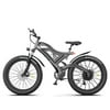 ANOGOL 750W Folding Electric Bike for Adults 26" 4.0 Fat Tire Mountain Beach Snow Bicycles Aluminum Electric Scooter 7 Speed Gear E-Bike with Detachable Lithium Battery