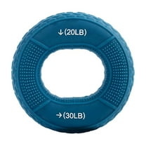 Hand Grip Strengthener Silicone Rings Finger Exerciser 30-80 Lbs Resistance for Muscle Training Forearm Workout Rock Climbing Rehabilitation Stress Relief Grip Trainer