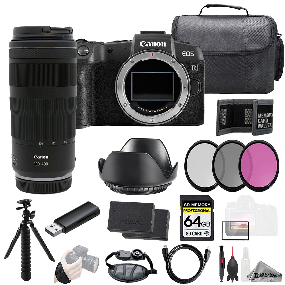 Canon EOS R10 ＋ Canon RF100-400mm Canon EOS R10 Camera + RF 100-400mm f/5.6-8 IS USM Lens+64GB+Ext
