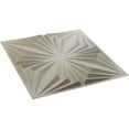 thumbnail image 6 of Ekena Millwork 19 5/8"W x 19 5/8"H Asher EnduraWall Decorative 3D Wall Panel, UltraCover Satin Blossom White (12-Pack for 32.04 Sq. Ft.), 6 of 6