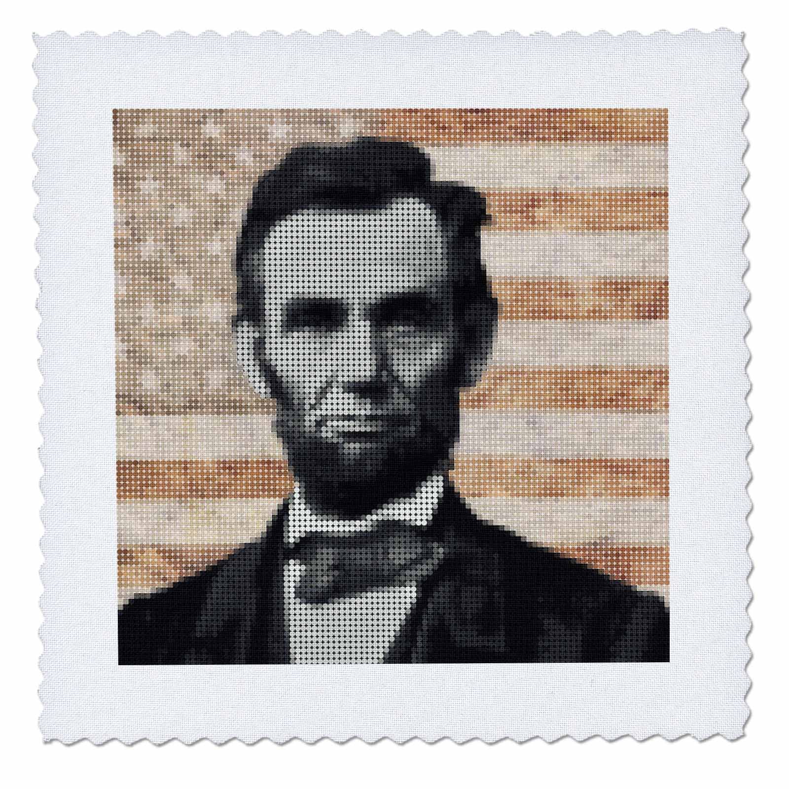3dRose Abraham Lincoln - President Abraham Lincoln, designed using a ...