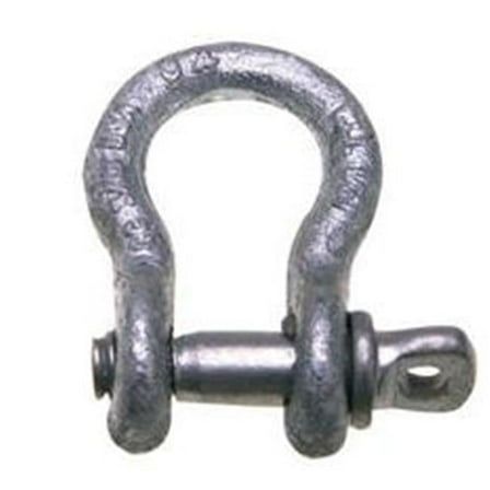 419 1-2 Inch 2T Anchor Shackle W-Screw Pin Carbon