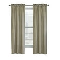 thumbnail image 2 of Checkers Patterned Cotton Duck Insulated Curtain Panel each 80" x 84" in Navy, 2 of 6