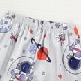 thumbnail image 6 of Mgmyaa Unisex Kids Solid Color Short Sleeve Crew Neck Top and Shorts 2-Piece Silk Feel Pajama Set for Kids Ages 12M-8Y, 6 of 9