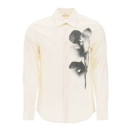 

Alexander Mcqueen Shirt With Orchid Print Men