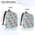 thumbnail image 4 of Balery Watermelon Vintage Canvas Backpack for Men and Women - Large Capacity, Durable Travel Laptop Bag for School, Work, Hiking, and Outdoor Activities, 4 of 7
