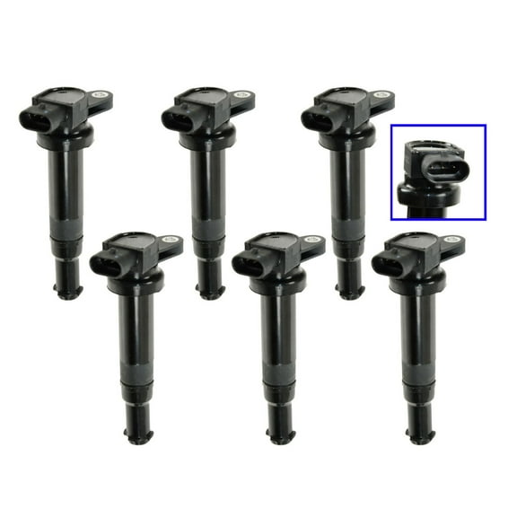 TRQ Direct Ignition Coil COP Pack Set Of 6 Kit For Kia Optima V6 2.7L NEW ICA61439