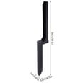 thumbnail image 2 of WZTO 6 Pack Fence Post Anschor Kit, Heavy Duty Steel Fence Post Repair Stakes, Fence Post Ancshor Ground Spike for Repairing Tilted Broken Wooden Fence Post ,Fence Post Asnchor Repair Kit, 32"L, 2 of 9