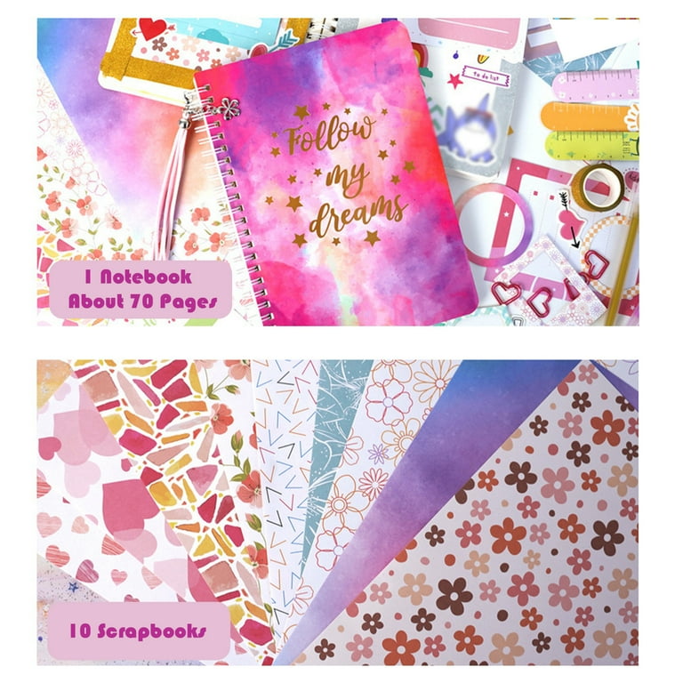 Sytle-Carry DIY Journal Kit for Young Girls with Creative Sytle-Carry DIY Journal Kit for Young Girls with Creative