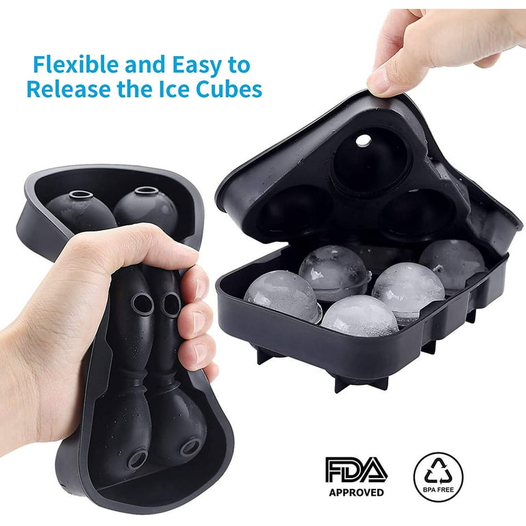 Dropship Whiskey Ice Ball Mold Freeze Ball Shaped Ice Cube Silicone Ice  Tray Light Bulb Round Ball Home Made Ice Ball to Sell Online at a Lower  Price