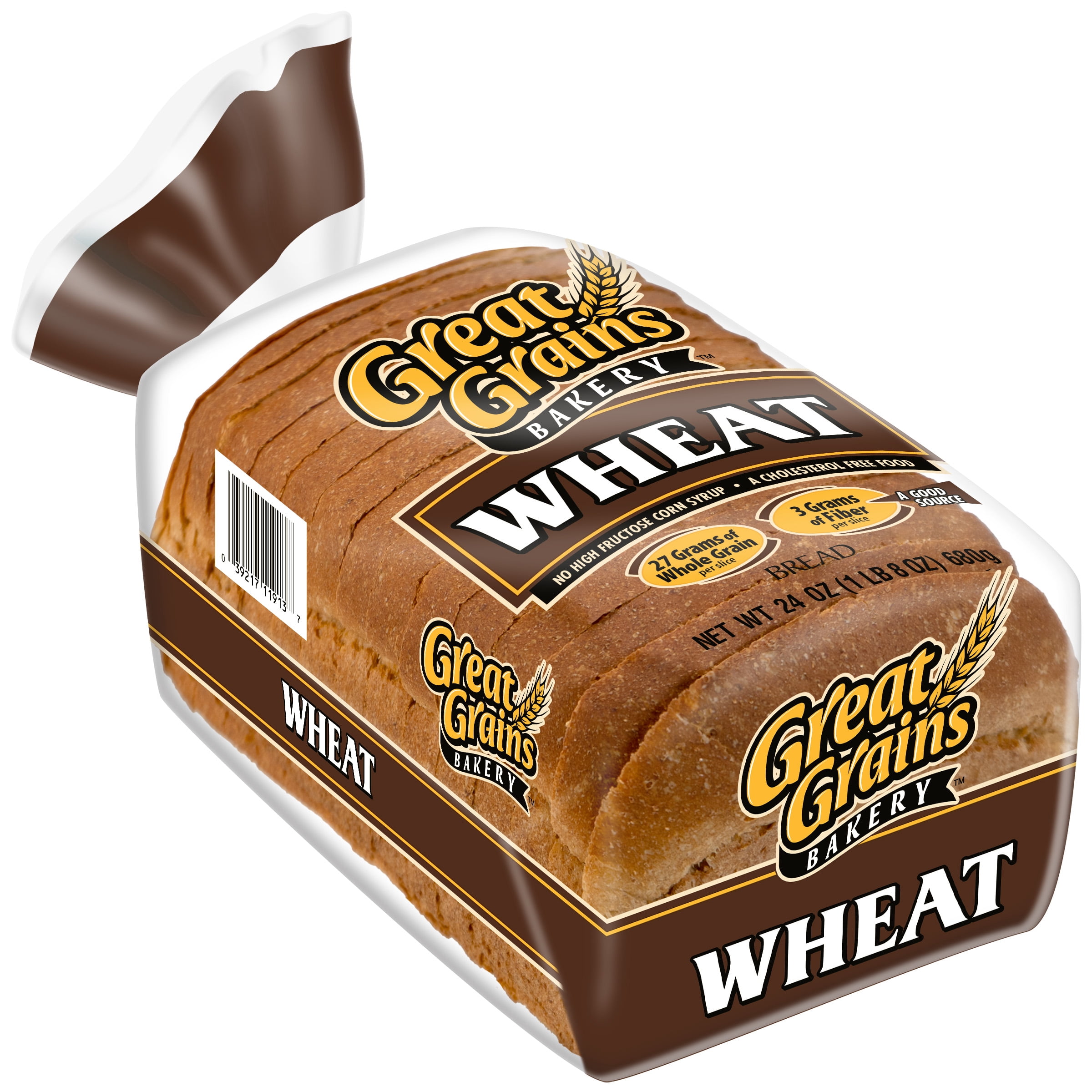 Great Grains Bakery 100% Whole Wheat Bread, 24 oz