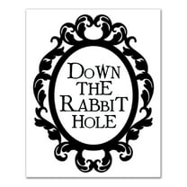 Creative Products Down the Rabbit Hole 16x20 Canvas Wall Art