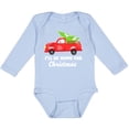 thumbnail image 3 of Inktastic I'll Be Home for Christmas Truck with Tree Boys or Girls Long Sleeve Baby Bodysuit, 3 of 5