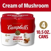 Campbell's Condensed Cream of Mushroom Soup, 10.5 oz Can (4 Pack)