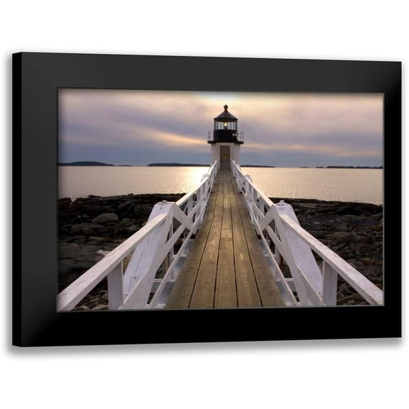 Veilleux, Jason 14x11 Black Modern Framed Museum Art Print Titled - Marshall Point